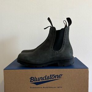 Blundstone High Top Boots Rustic Black